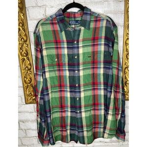 Polo by Ralph Lauren Button Down Plaid Shirt